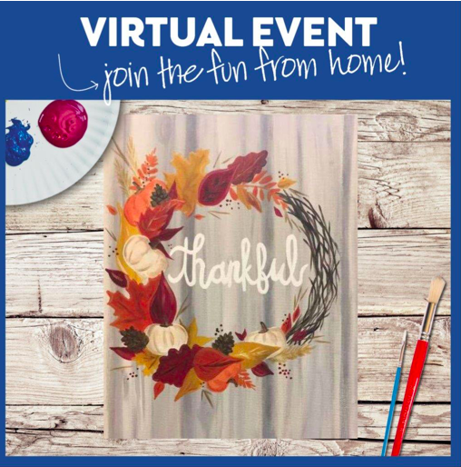 VIRTUAL EVENT! PAINT AT HOME!